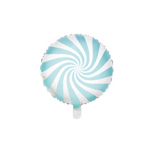 Picture of FOIL BALLOON CANDY BABY BLUE 18 INCH